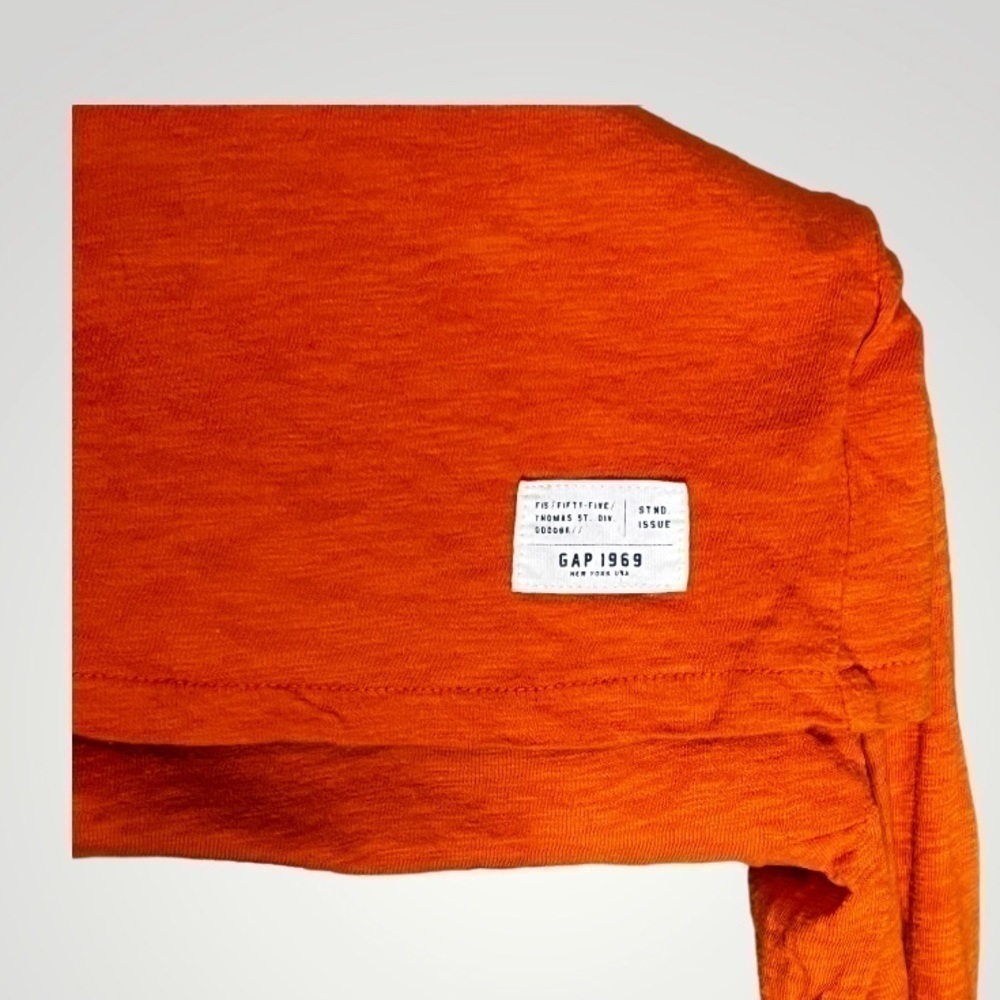Gap Kids Orange Long Sleeved Shirt, Size XXL (14-16) - Picture 3 of 4